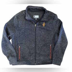 NBA 4her Women’s Cleveland Cavaliers Navy Zip Up,Size XXL